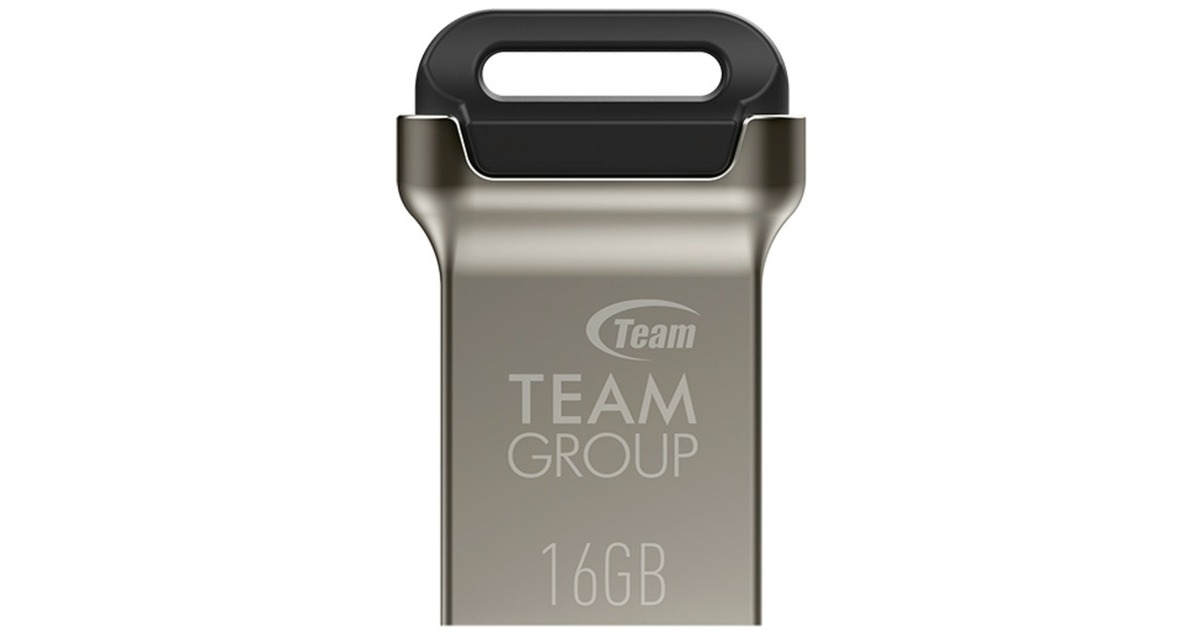 Team Group C162 16 GB, USB-Stick(silber/schwarz, USB-A 3.2 Gen 1)