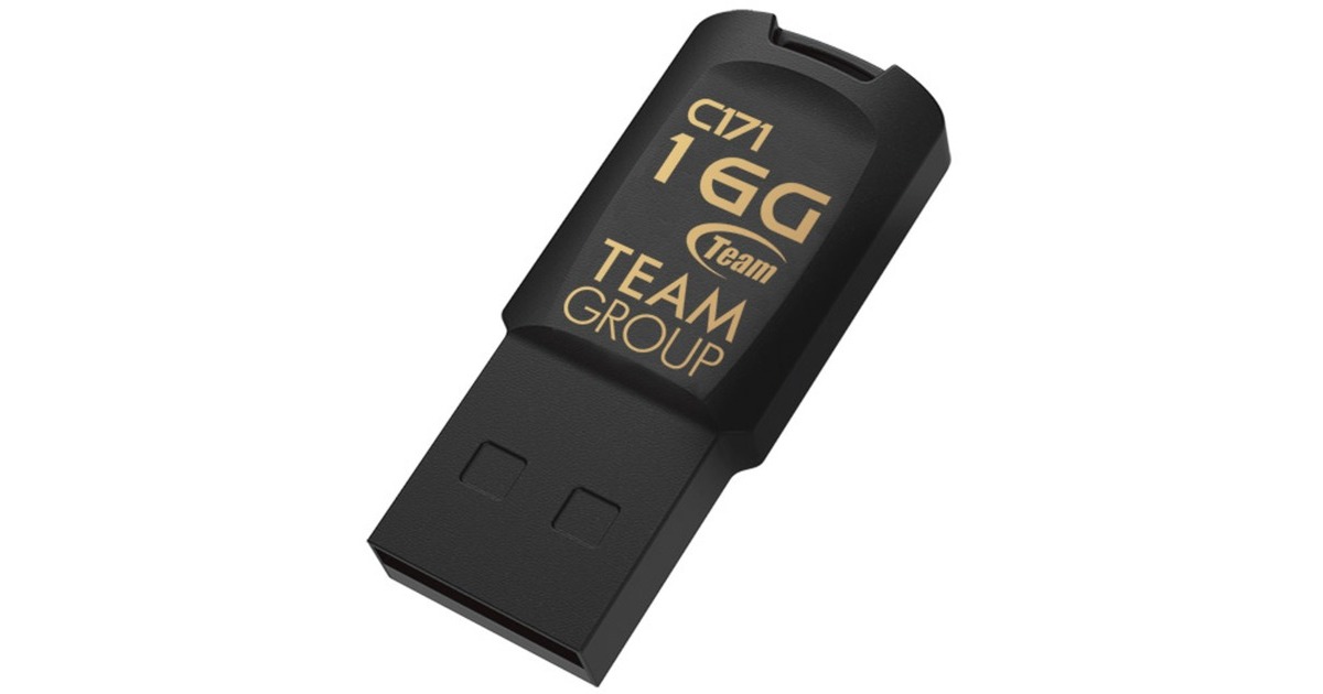 Team Group C171 16 GB, USB-Stick(schwarz, USB-A 2.0)