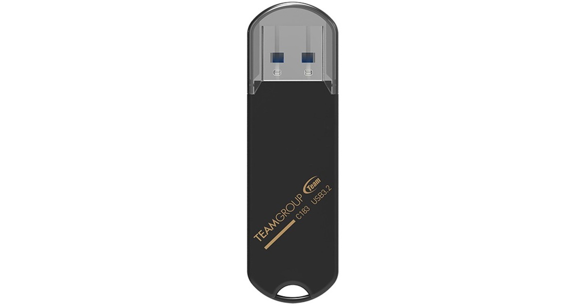 Team Group C183 16 GB, USB-Stick(schwarz, USB-A 3.2 Gen 1)