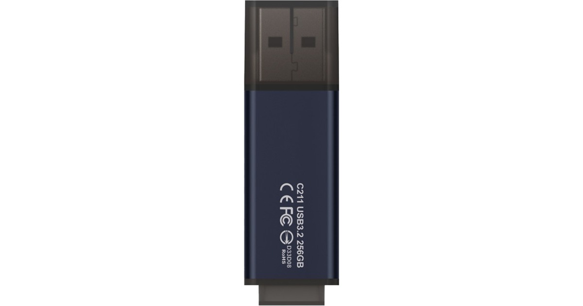Team Group C211 64 GB, USB-Stick(dunkelblaugrau, USB-A 3.2 Gen 1)