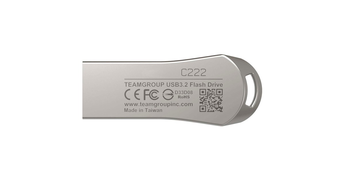 Team Group C222 32 GB, USB-Stick(silber, USB-A 3.2 Gen 1)