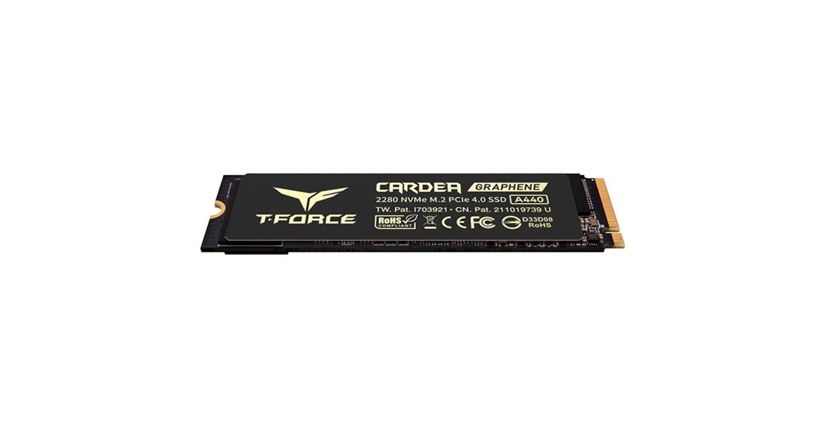 Team Group CARDEA A440 1 TB, SSD(schwarz/gold, PCIe 4.0 x4, NVMe 1.4, M.2 2280)