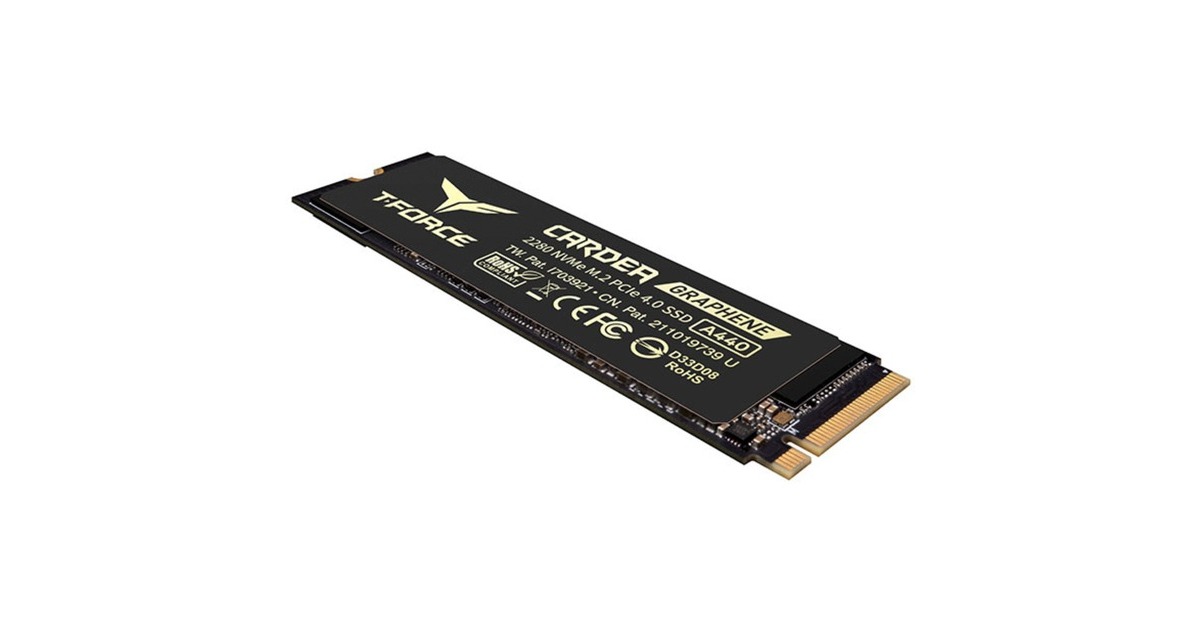 Team Group CARDEA A440 1 TB, SSD(schwarz/gold, PCIe 4.0 x4, NVMe 1.4, M.2 2280)