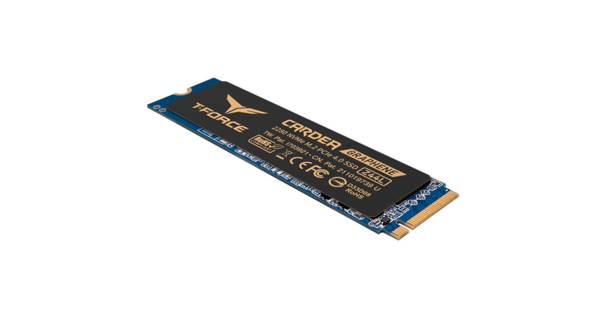 Team Group CARDEA Z44L 1 TB, SSD(schwarz/gold, PCIe 4.0 x4, NVMe 1.4, M.2 2280)