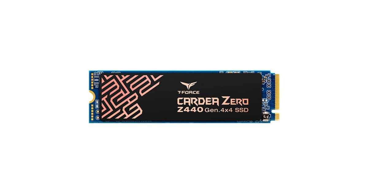 Team Group CARDEA ZERO Z440 1 TB, SSD(schwarz/gold, PCIe 4.0 x4, NVMe 1.3, M.2 2280)