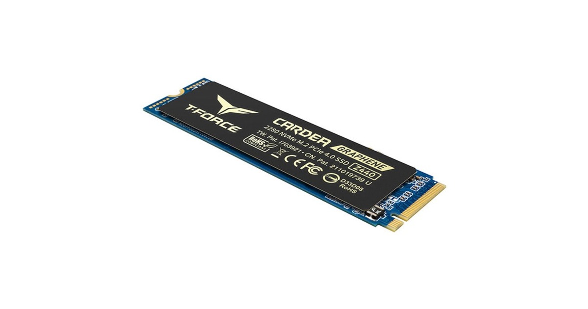Team Group CARDEA ZERO Z440 1 TB, SSD(schwarz/gold, PCIe 4.0 x4, NVMe 1.3, M.2 2280)