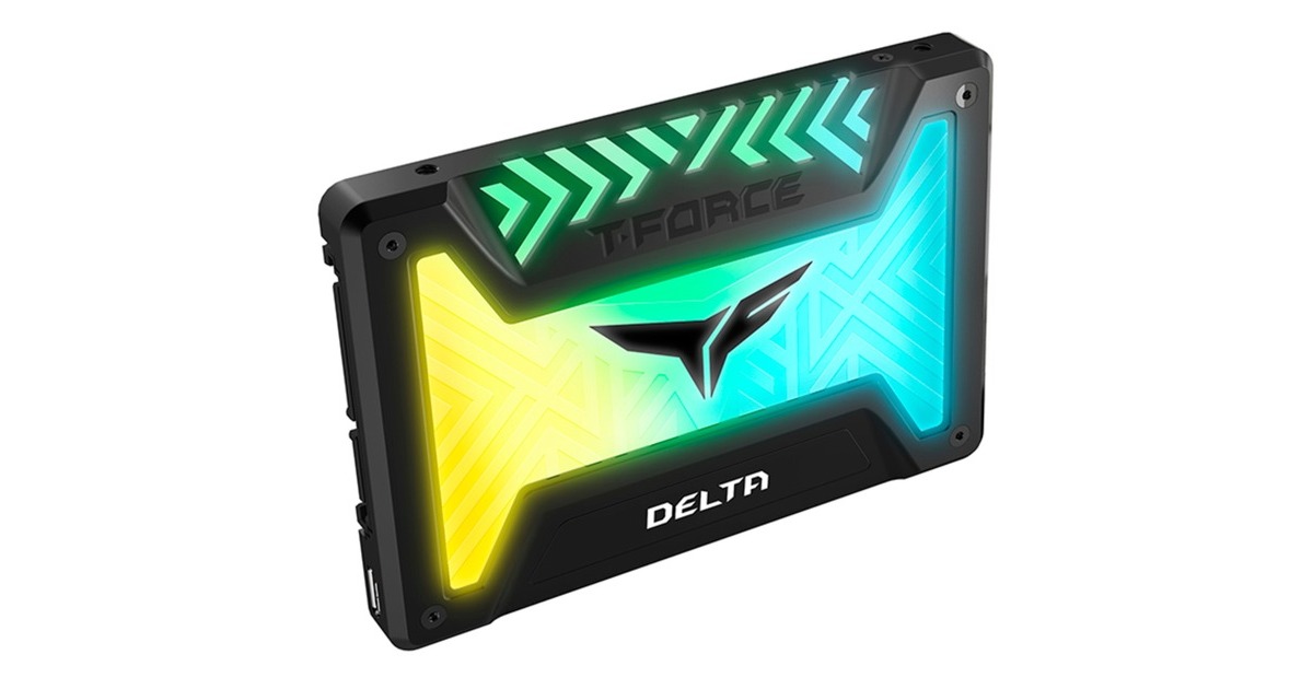 Team Group DELTA LITE RGB 1 TB, SSD(schwarz, SATA 6 Gb/s, 2,5")