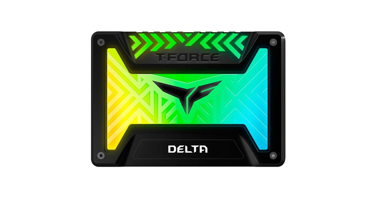 Team Group DELTA LITE RGB 1 TB, SSD(schwarz, SATA 6 Gb/s, 2,5