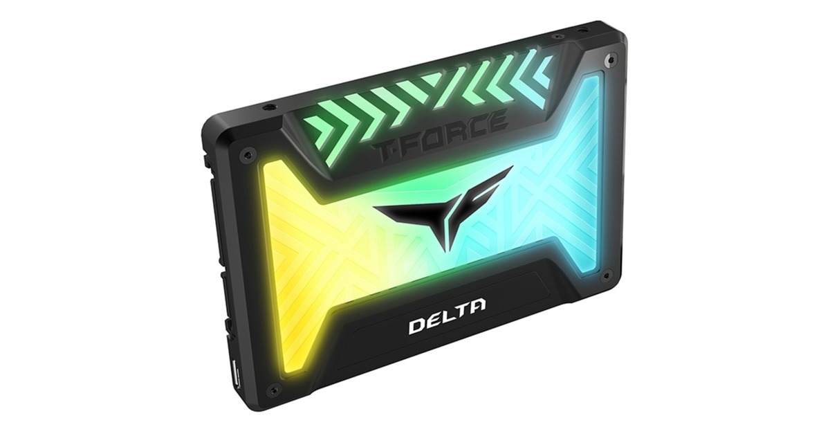 Team Group DELTA LITE RGB 512 GB, SSD(schwarz, SATA 6 Gb/s, 2,5")