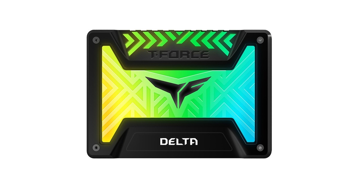 Team Group DELTA LITE RGB 512 GB, SSD(schwarz, SATA 6 Gb/s, 2,5