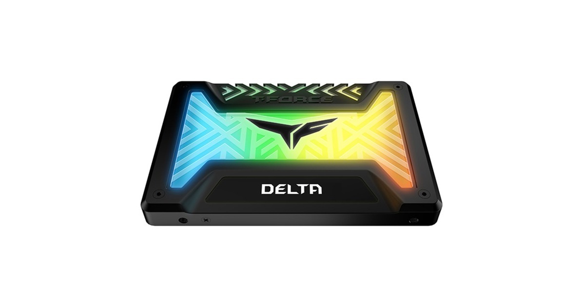 Team Group DELTA LITE RGB 512 GB, SSD(schwarz, SATA 6 Gb/s, 2,5