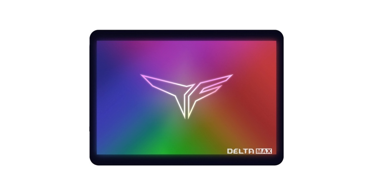 Team Group DELTA MAX LITE RGB 1 TB, SSD(schwarz, SATA 6 Gb/s, 2,5