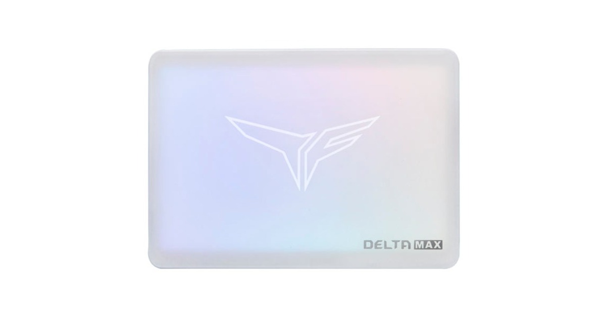 Team Group DELTA MAX LITE RGB 512 GB, SSD(weiß, SATA 6 Gb/s, 2,5