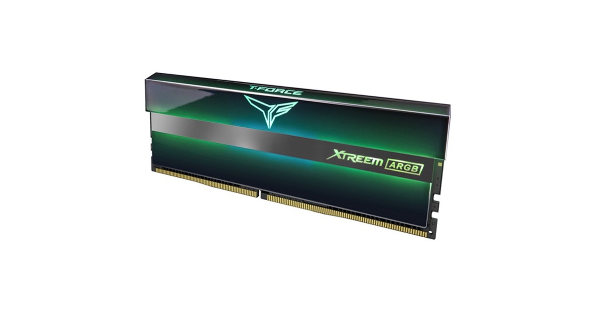 Team Group DIMM 16 GB DDR4-3200 (2x 8 GB) Dual-Kit, Arbeitsspeicher(schwarz, TF10D416G3200HC16CDC01, XTREEM ARGB, INTEL XMP)