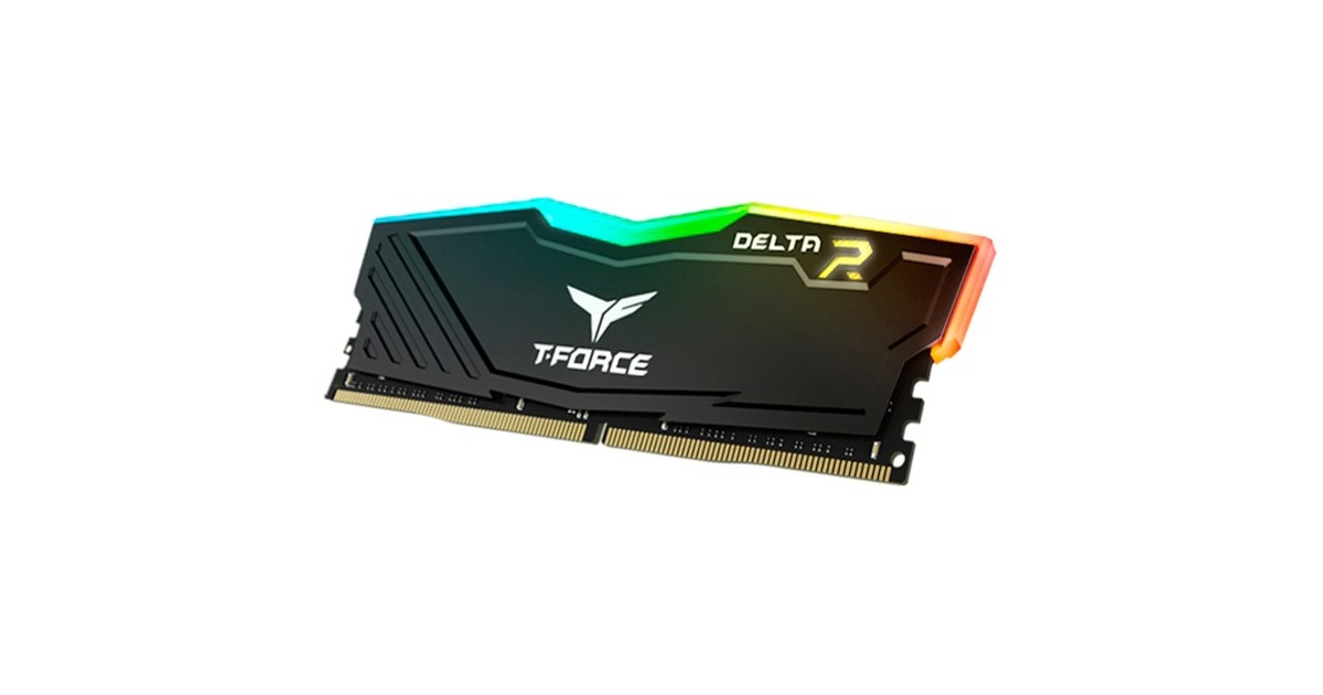 Team Group DIMM 16 GB DDR4-3600 (2x 8 GB) Dual-Kit, Arbeitsspeicher(schwarz, TF3D416G3600HC18JDC01, Delta RGB, INTEL XMP)