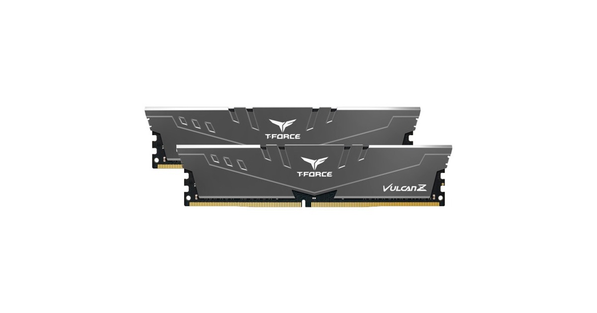 Team Group DIMM 16 GB DDR4-3600 (2x 8 GB) Dual-Kit, Arbeitsspeicher(grau, TLZGD416G3600HC18JDC01, VULCAN Z, INTEL XMP)