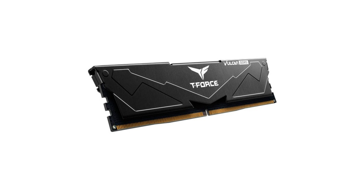 Team Group DIMM 16 GB DDR5-5200 (2x 8 GB) Dual-Kit, Arbeitsspeicher(schwarz, FLBD516G5200HC40CDC01, Vulcan, INTEL XMP)