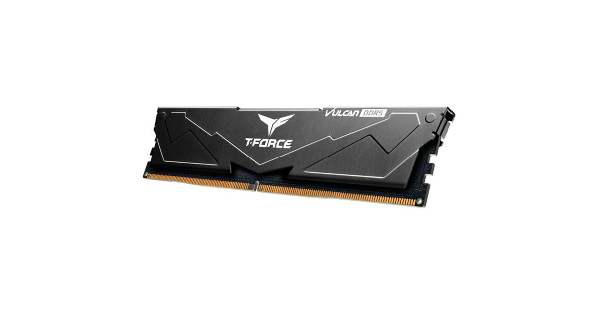 Team Group DIMM 16 GB DDR5-5200, Arbeitsspeicher(schwarz, FLBD516G5200HC40C01, Vulcan, INTEL XMP)