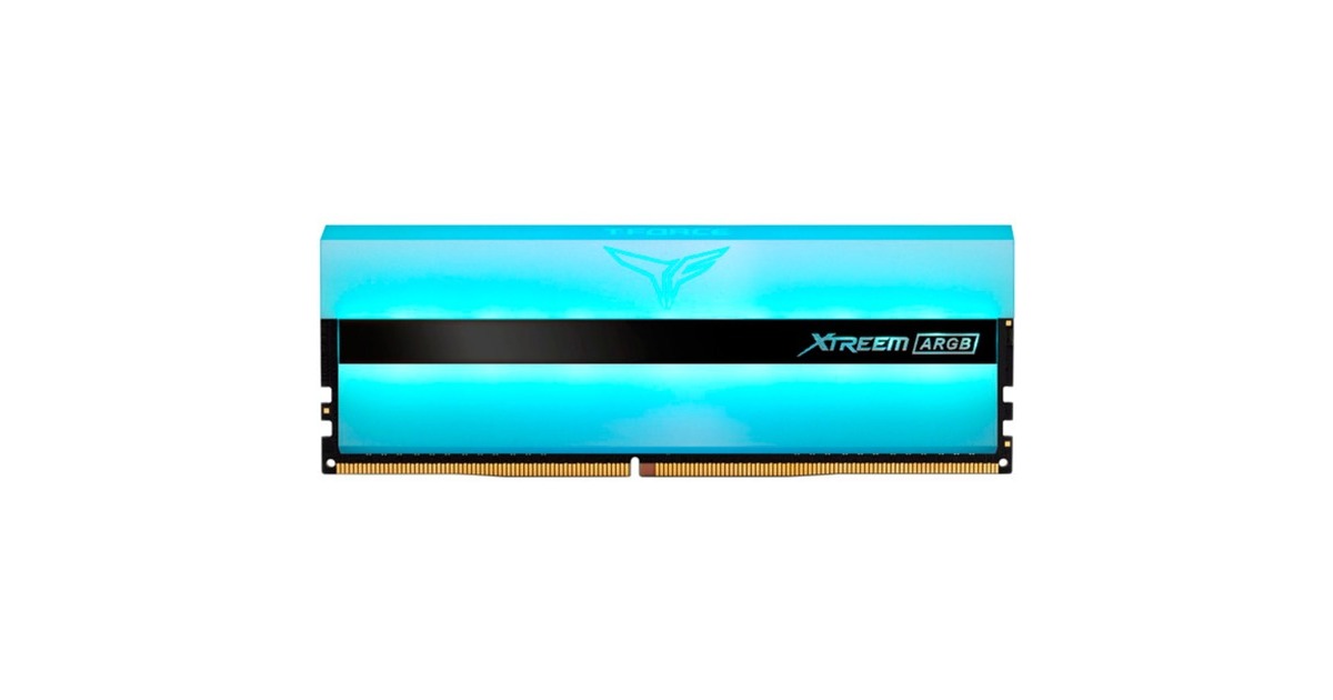 Team Group DIMM 32 GB DDR4-3200 (2x 16 GB) Dual-Kit, Arbeitsspeicher(weiß, TF13D432G3200HC16CDC01, XTREEM ARGB, INTEL XMP)