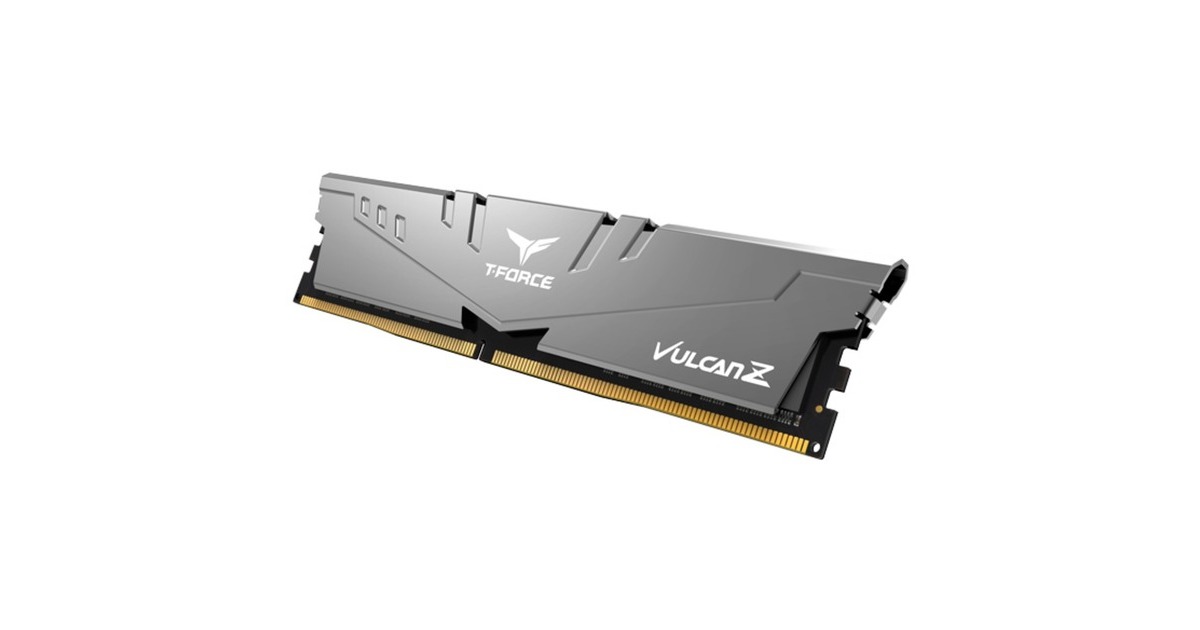 Team Group DIMM 32 GB DDR4-3200 (2x 16 GB) Dual-Kit, Arbeitsspeicher(grau, TLZGD432G3200HC16FDC01, VULCAN Z, INTEL XMP)