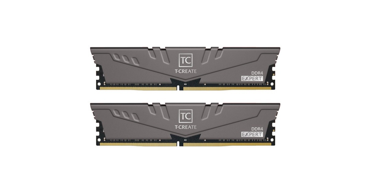 Team Group DIMM 32 GB DDR4-3600 (2x 16 GB) Dual-Kit, Arbeitsspeicher(schwarz, TTCED432G3600HC14CDC01, T-CREATE EXPERT, Outlet)
