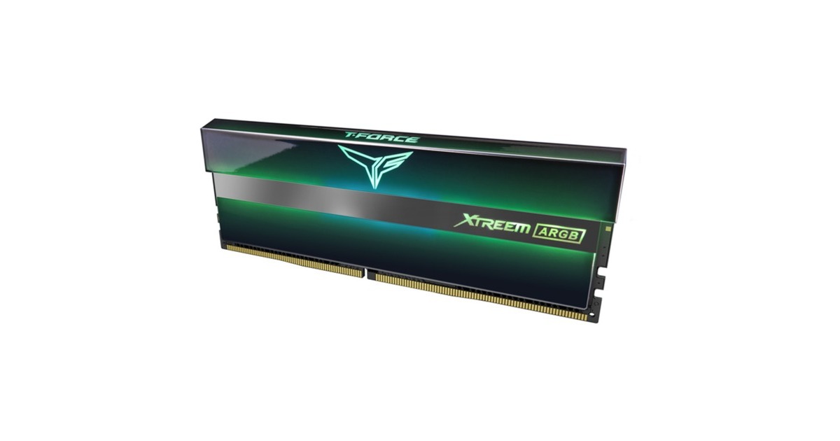 Team Group DIMM 32 GB DDR4-4000 (2x 16 GB) Dual-Kit, Arbeitsspeicher(schwarz, TF10D432G4000HC18LDC01, XTREEM ARGB, INTEL XMP)