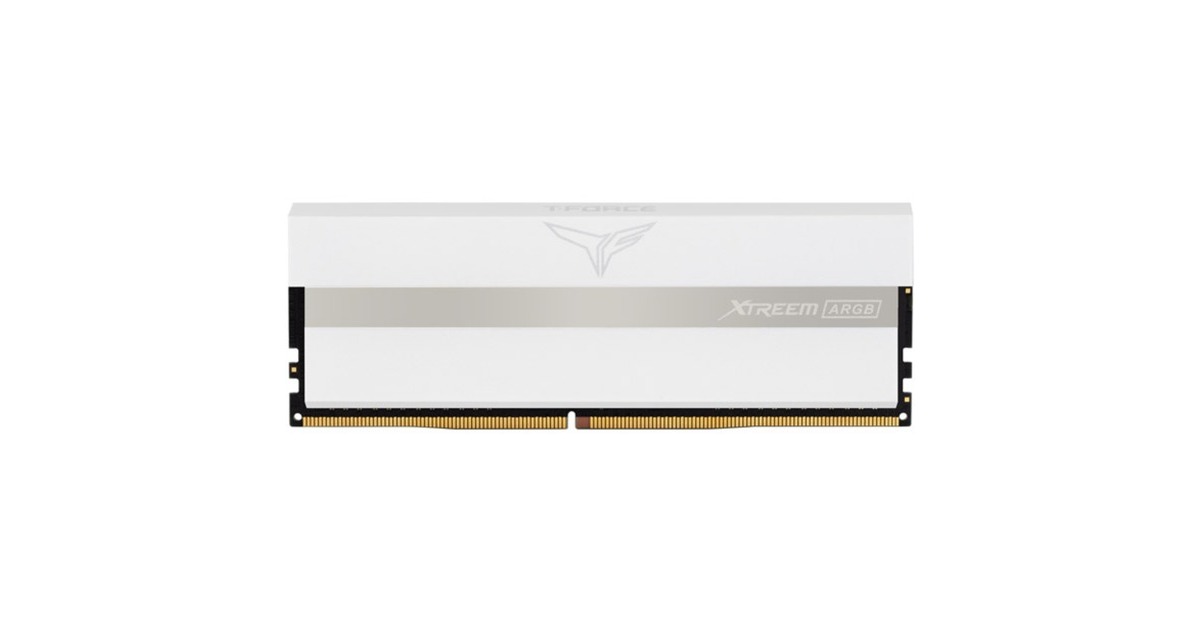 Team Group DIMM 32 GB DDR4-4000 (2x 16 GB) Dual-Kit, Arbeitsspeicher(weiß, TF13D432G4000HC18LDC01, XTREEM ARGB, INTEL XMP)