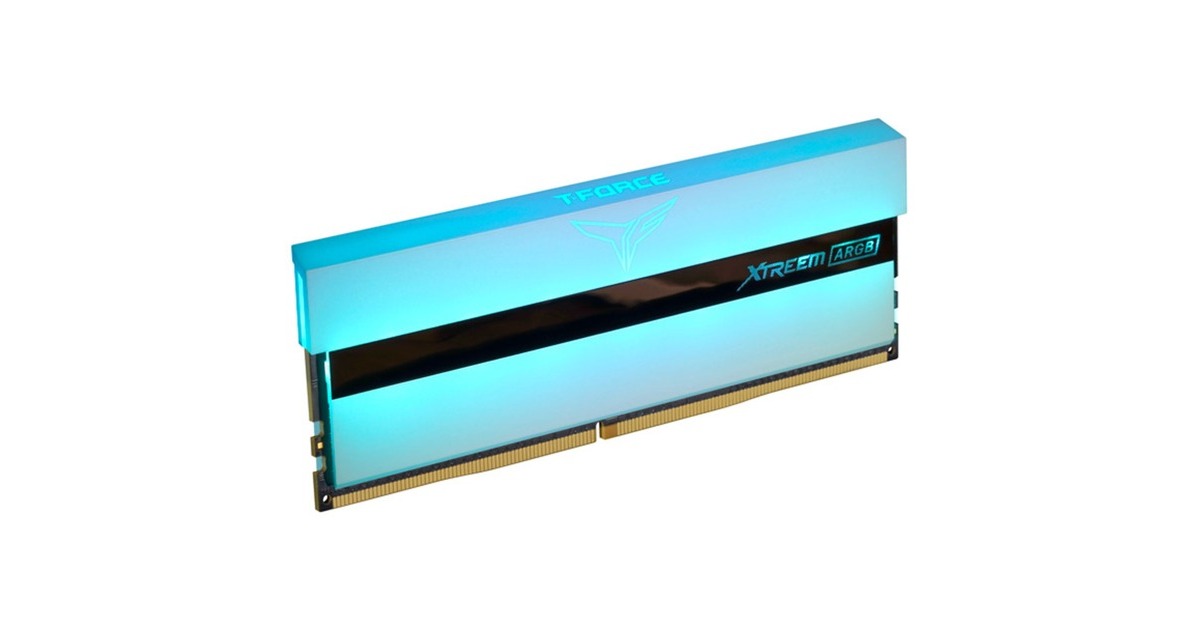 Team Group DIMM 32 GB DDR4-4000 (2x 16 GB) Dual-Kit, Arbeitsspeicher(weiß, TF13D432G4000HC18LDC01, XTREEM ARGB, INTEL XMP)