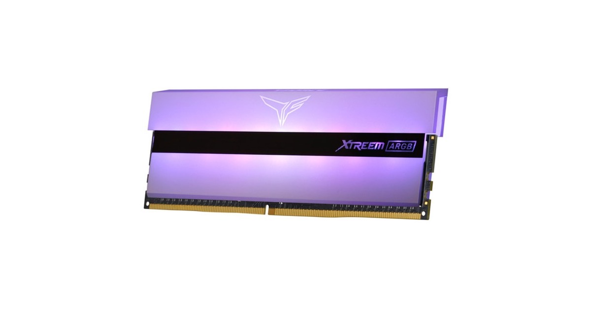 Team Group DIMM 32 GB DDR4-4000 (2x 16 GB) Dual-Kit, Arbeitsspeicher(weiß, TF13D432G4000HC18LDC01, XTREEM ARGB, INTEL XMP)