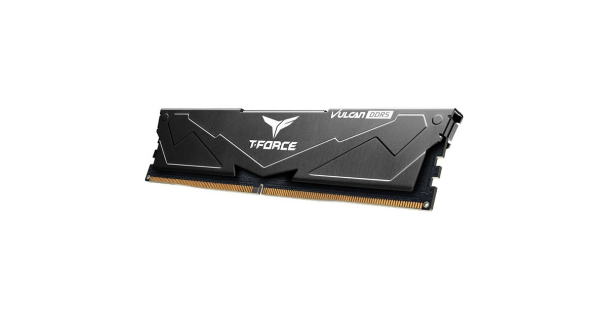 Team Group DIMM 32 GB DDR5-5200 (2x 16 GB) Dual-Kit, Arbeitsspeicher(schwarz, FLBD532G5200HC40CDC01, VULCAN, INTEL XMP)