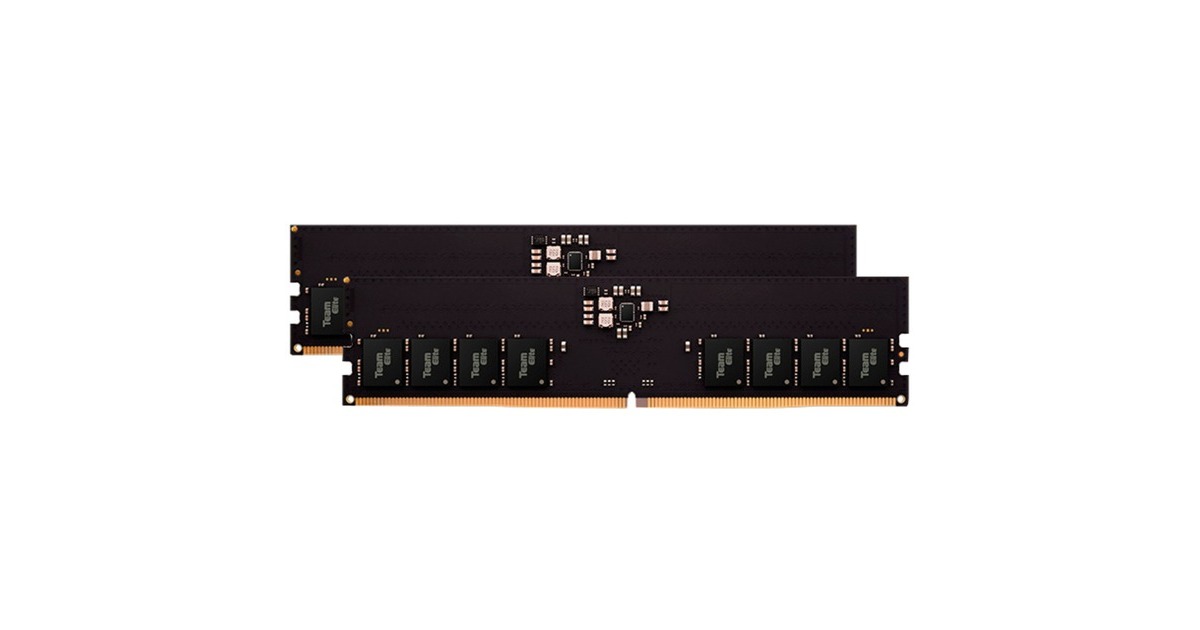 Team Group DIMM 32 GB DDR5-5200 (2x 16 GB) Dual-Kit, Arbeitsspeicher(schwarz, TED532G5200C42DC01, Elite, INTEL XMP)