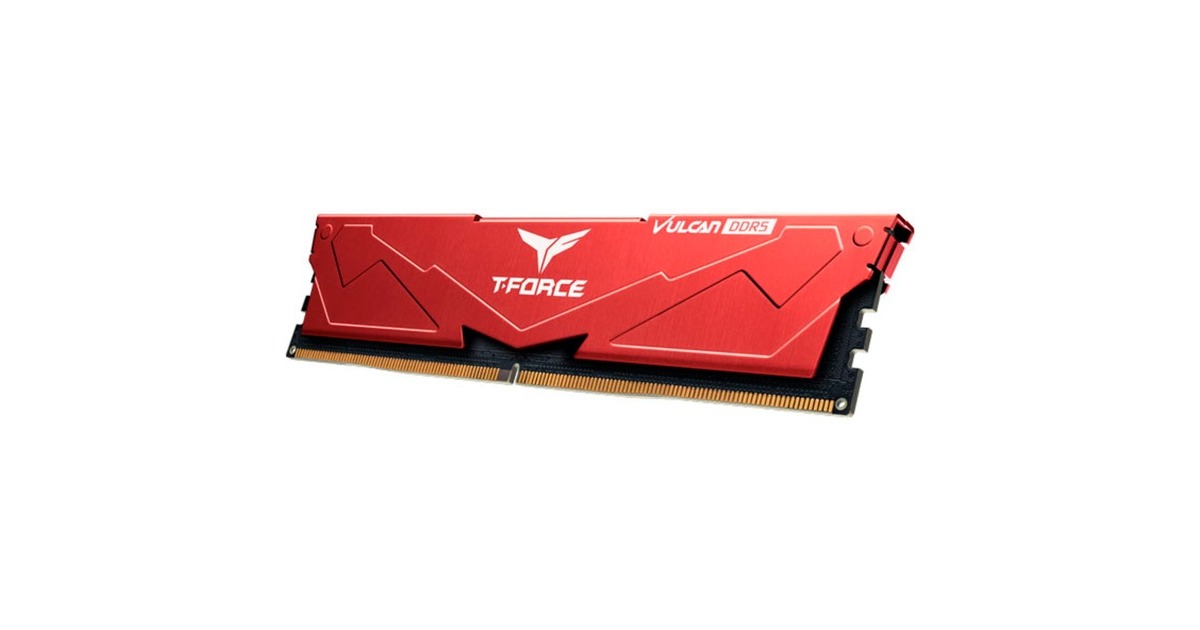 Team Group DIMM 32 GB DDR5-5200, Arbeitsspeicher(rot, FLRD532G5200HC40C01, Vulcan, INTEL XMP)