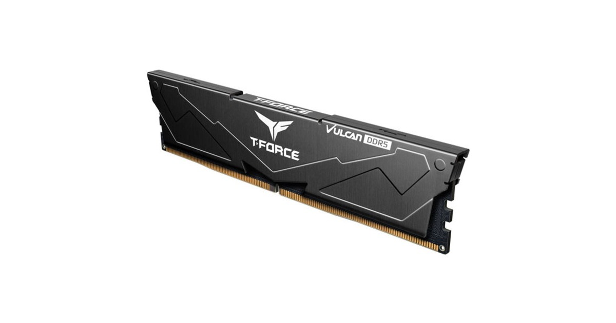 Team Group DIMM 32 GB DDR5-5600 (2x 16 GB) Dual-Kit, Arbeitsspeicher(schwarz, FLBD532G5600HC36BDC01, VULCAN, INTEL XMP)