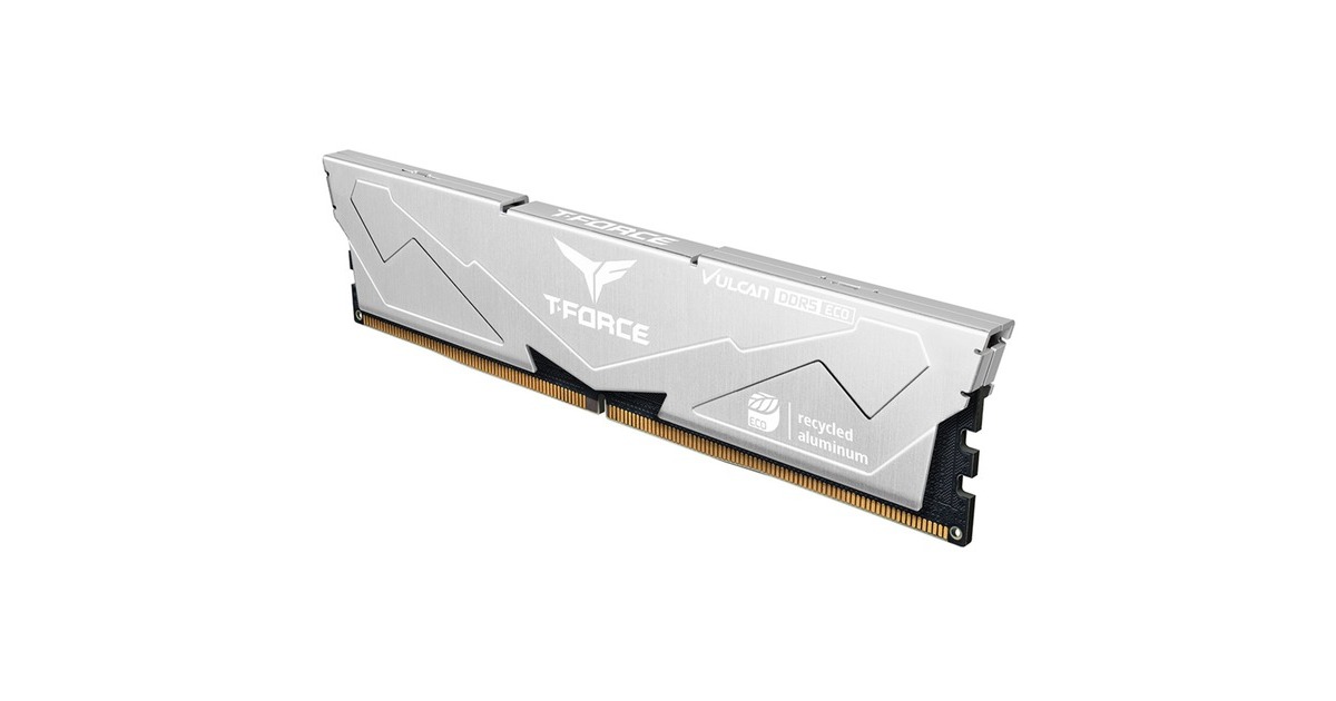 Team Group DIMM 32 GB DDR5-6000 (2x 16 GB) Dual-Kit, Arbeitsspeicher(grau, FLESD532G6000HC38ADC01, VULCAN ECO, INTEL XMP, AMD EXPO)