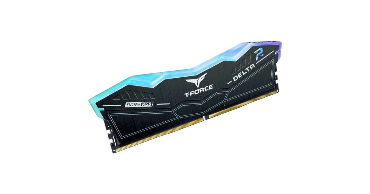 Team Group DIMM 32 GB DDR5-6000 (2x 16 GB) Dual-Kit, Arbeitsspeicher(schwarz, FF3D532G6000HC30DC01, Delta RGB, INTEL XMP, Outlet)