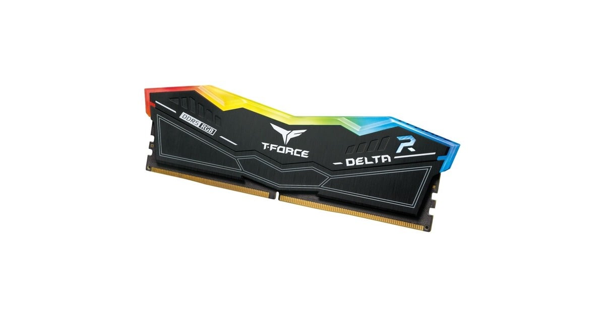 Team Group DIMM 32 GB DDR5-6000 (2x 16 GB) Dual-Kit, Arbeitsspeicher(schwarz, FF3D532G6000HC30DC01, Delta RGB, INTEL XMP, Outlet)