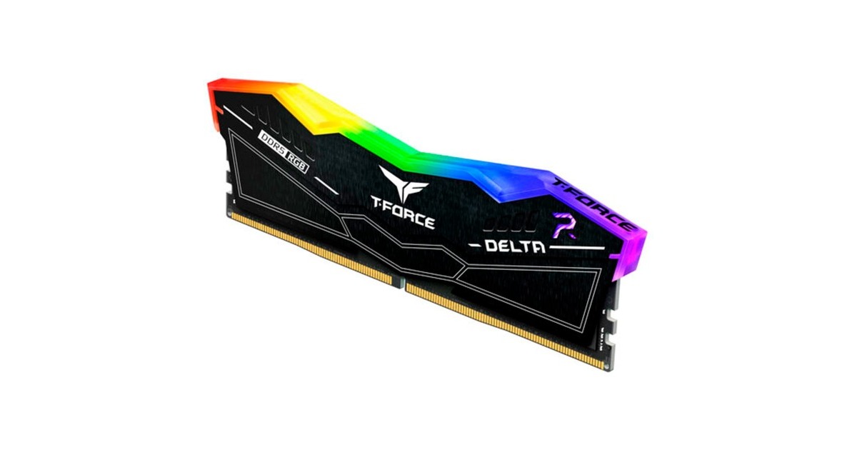 Team Group DIMM 48 GB DDR5-7600 (2x 24 GB) Dual-Kit, Arbeitsspeicher(schwarz, FF3D548G7600HC36EDC01, Delta RGB, INTEL XMP, Outlet)