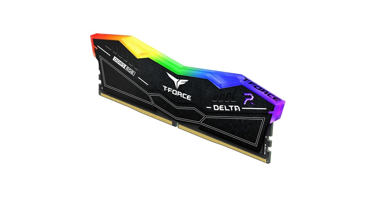 Team Group DIMM 48 GB DDR5-8200 (2x 24 GB) Dual-Kit, Arbeitsspeicher(schwarz, FF3D548G8200HC38EDC01, DELTA RGB, INTEL XMP, AMD EXPO)