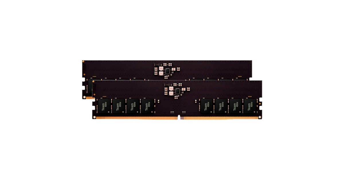 Team Group DIMM 64 GB DDR5-4800 (2x 32 GB) Dual-Kit, Arbeitsspeicher(schwarz, TED564G4800C40DC01, Elite, INTEL XMP)