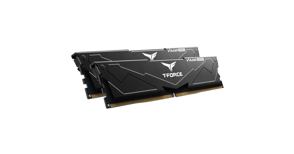 Team Group DIMM 64 GB DDR5-5200 (2x 32 GB) Dual-Kit, Arbeitsspeicher(schwarz, FLBD564G5200HC40CDC01, VULCAN, INTEL XMP)