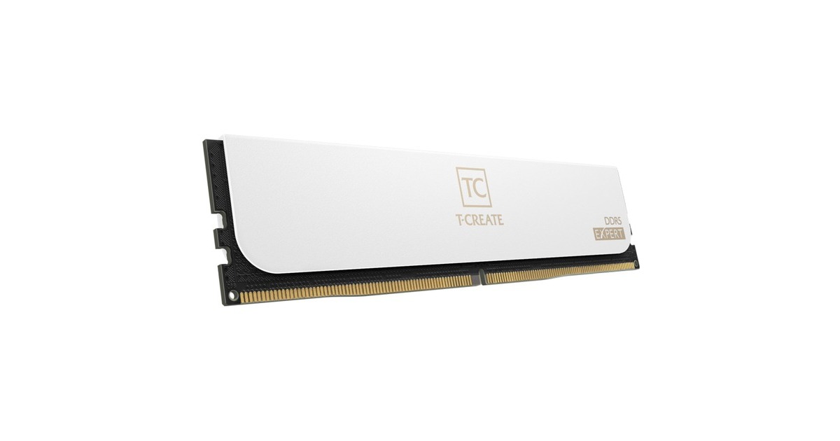 Team Group DIMM 64 GB DDR5-6400 (2x 32 GB) Dual-Kit, Arbeitsspeicher(weiß, CTCWD564G6400HC34BDC01, T-CREATE EXPERT, AMD EXPO)