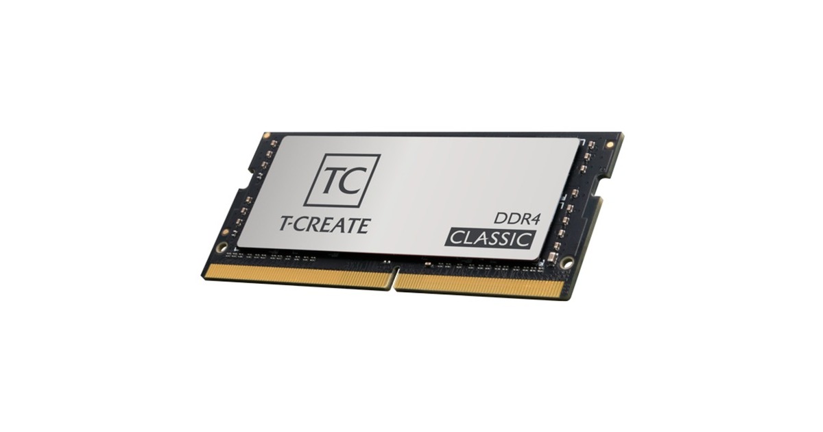 Team Group SO-DIMM 16 GB DDR4-3200 (2x 8 GB) Dual-Kit, Arbeitsspeicher(silber, TTCCD416G3200HC22DC-S01, T-CREATE CLASSIC )