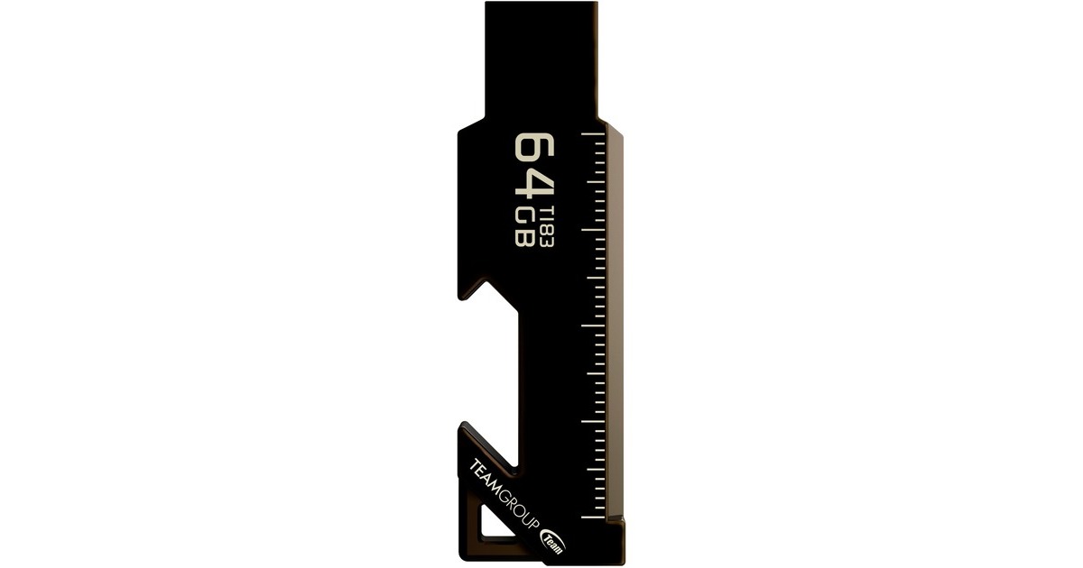 Team Group T183 64 GB, USB-Stick(schwarz, USB-A 3.2 Gen 1)