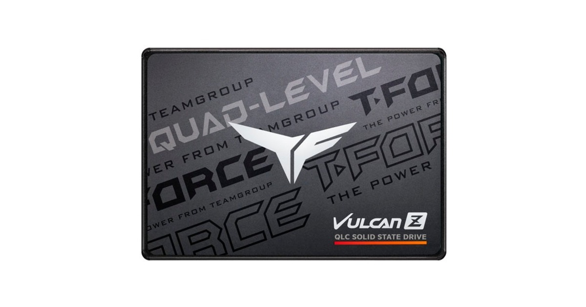 Team Group VULCAN Z QLC 2 TB, SSD(schwarz/grau, SATA 6 Gb/s, 2,5")