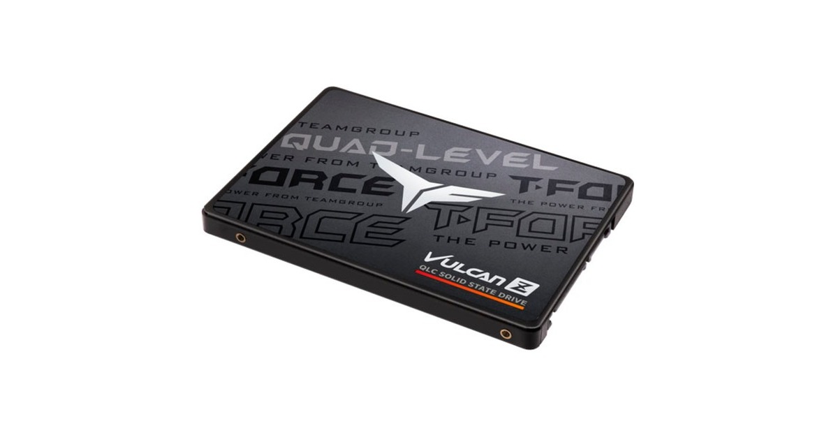 Team Group VULCAN Z QLC 2 TB, SSD(schwarz/grau, SATA 6 Gb/s, 2,5