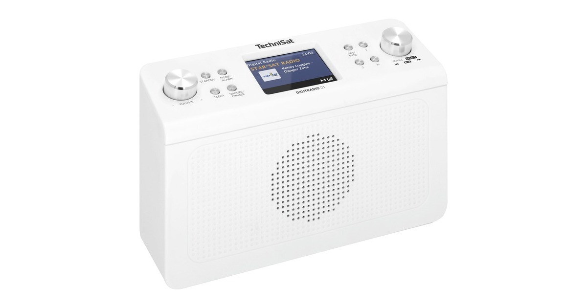 TechniSat DIGITRADIO 21(weiß, UKW, DAB+)