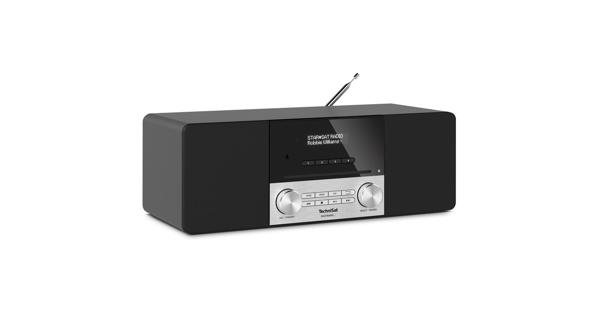 TechniSat DIGITRADIO 3(schwarz/silber, DAB*, UKW, RDS, CD)