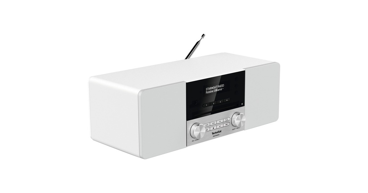 TechniSat DIGITRADIO 3(weiß, DAB, UKW, Bluetooth)