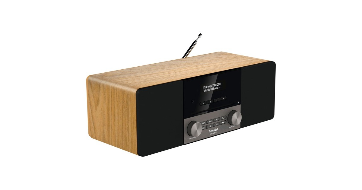 TechniSat DIGITRADIO 3(eiche/schwarz, DAB, UKW, Bluetooth)
