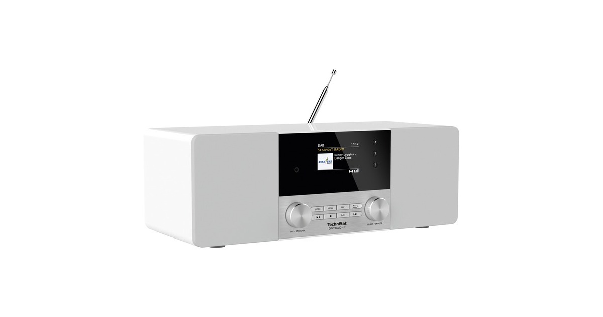 TechniSat DIGITRADIO 4C(weiß, DAB+, UKW, Bluetooth)